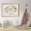 Sweet Floral Custom Pasuk Wall Art - Image 2
