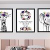 Out of Africa Boho Set of 3 Custom Pasuk Wall Art Elisheva - Image 7