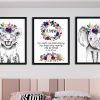 Out of Africa Boho Set of 3 Custom Pasuk Wall Art Elisheva - Image 6