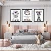 Out of Africa Boho Set of 3 Custom Pasuk Wall Art Elisheva - Image 3
