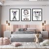 Out of Africa Boho Set of 3 Custom Pasuk Wall Art Elisheva - Image 2