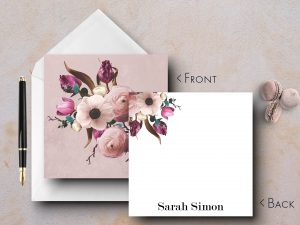 25 Stunning Bouquet Floral Note Cards Simon