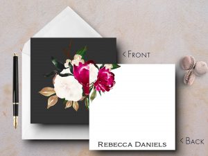 25 Stunning Bouquet Floral Note Cards Daniels