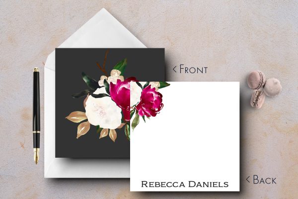 25 Stunning Bouquet Floral Note Cards Daniels