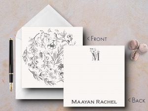 25 Stunning Bouquet Floral Note Cards Maayan