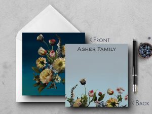 25 Stunning Bouquet Floral Note Cards Asher