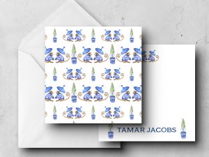 25 Parasol Monkeys Note Cards Tamar