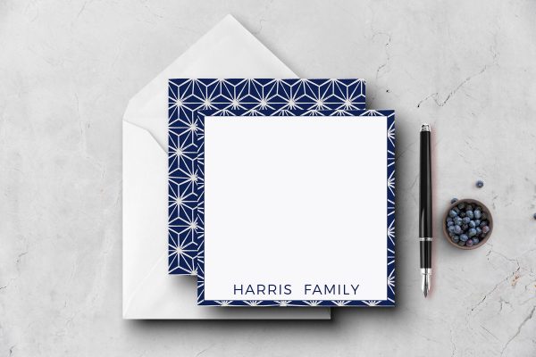 25 Asanoha Note Cards Harris