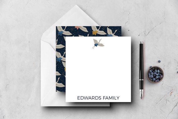 25 Crane Note Cards Edwards
