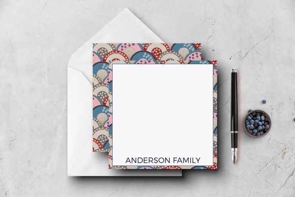 25 Seigaiha Note Cards Anderson