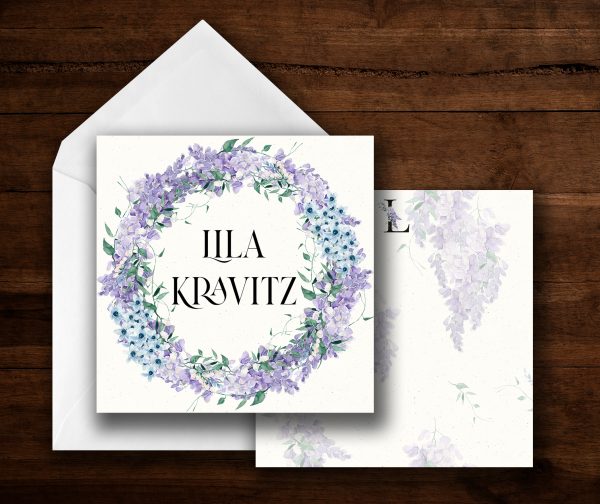25 Stunning Botanical Note Cards Lila