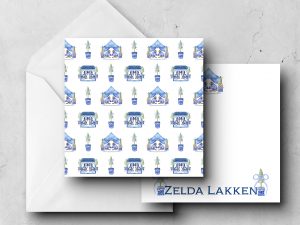25 Parasol Monkeys Note Cards Zelda