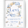 Baby Blue Dreamy Custom Pasuk Wall Art Levi - Image 4