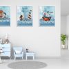 Bunny Light House Set of 3 Custom Pasuk Wall Art - Image 2