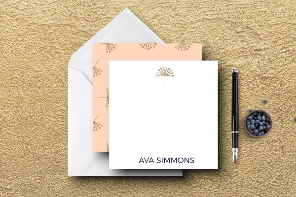 25 Art Deco Note Cards Ava