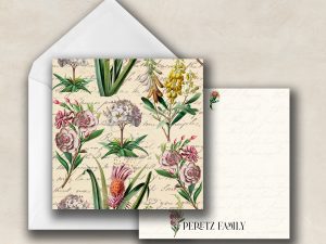 25 Stunning Botanical Note Cards Peretz