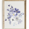 Gorgeous Purple Flora Set of 3 Custom Pasuk Wall Art - Image 8