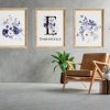 Gorgeous Purple Flora Set of 3 Custom Pasuk Wall Art - Image 6