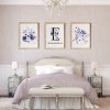 Gorgeous Purple Flora Set of 3 Custom Pasuk Wall Art - Image 7