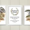 Wild Africa Set of 3 Custom Pasuk Wall Art Raphael Joseph - Image 4