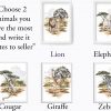 Wild Africa Set of 3 Custom Pasuk Wall Art Raphael Joseph - Image 8