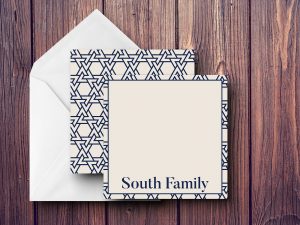25 Magen David Note Cards South