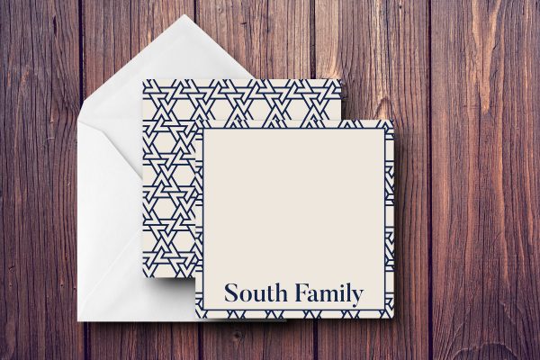 25 Magen David Note Cards South