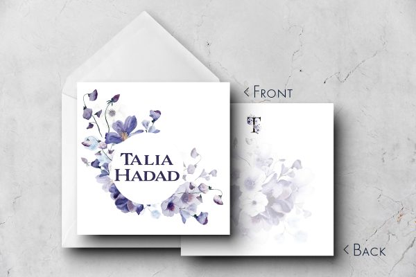 25 Stunning Bouquet Floral Note Cards Talia