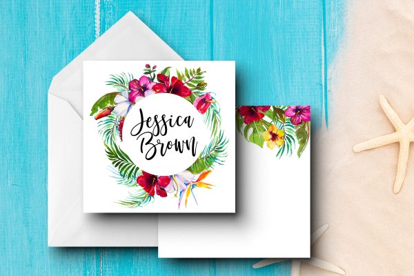 25 Tropics Note Cards Jess