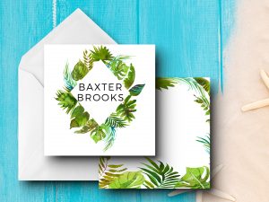 25 Tropics Note Cards Brooks