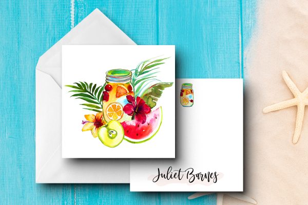 25 Tropics Note Cards Juliet