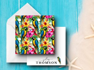 25 Tropics Note Cards Riley