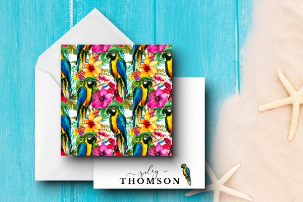 25 Tropics Note Cards Riley