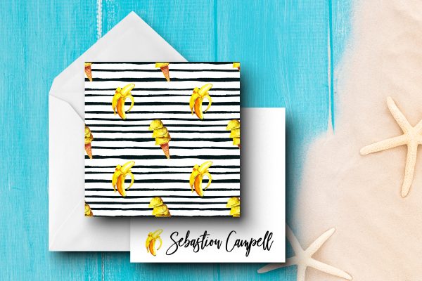 25 Tropics Note Cards Sebastian