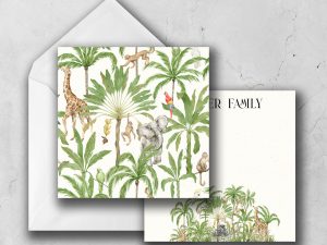 25 Jungle Paradise Note Cards Wilder