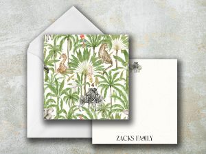25 Jungle Paradise Note Cards Zacks